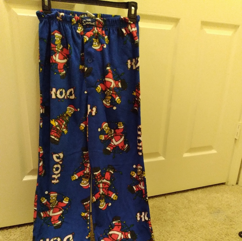 Novelty Simpsons Homer Christmas Pj pants